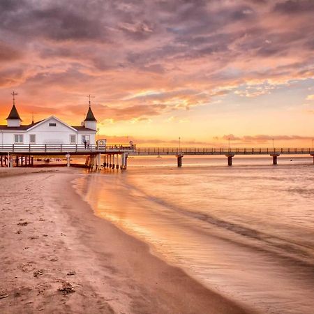 Weiße Düne - nur 50 Meter zum weißen Sandstrand Ostseebad Heringsdorf Exterior foto