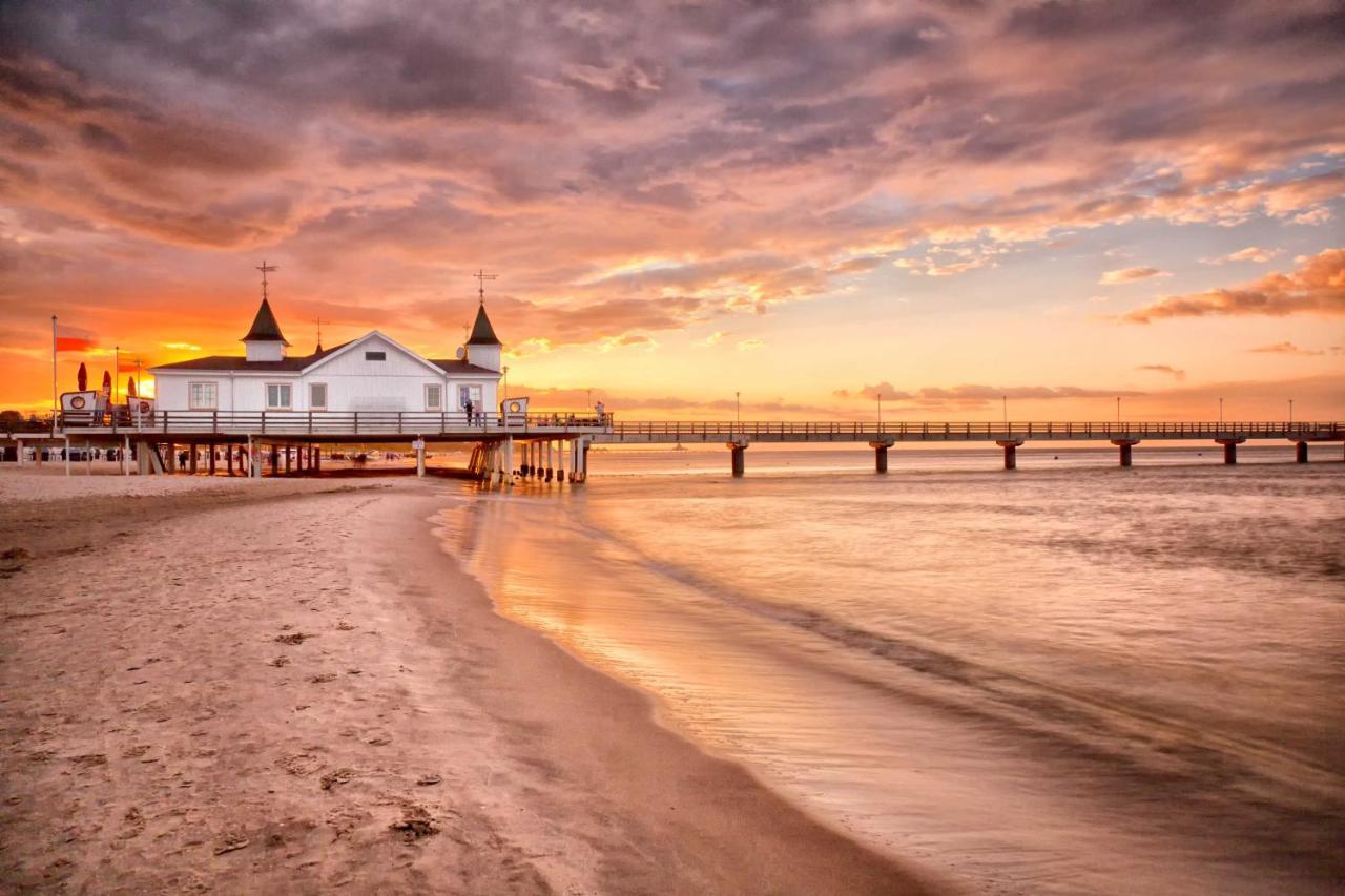 Weiße Düne - nur 50 Meter zum weißen Sandstrand Ostseebad Heringsdorf Exterior foto