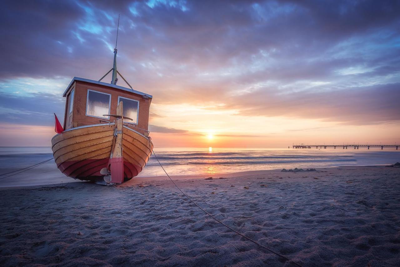 Weiße Düne - nur 50 Meter zum weißen Sandstrand Ostseebad Heringsdorf Exterior foto